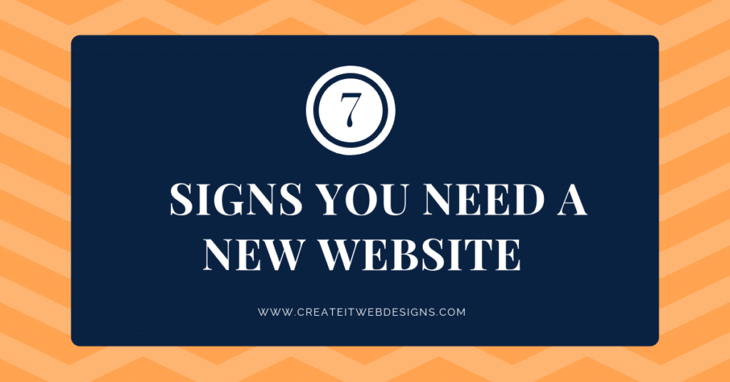 7 signs you need a new website