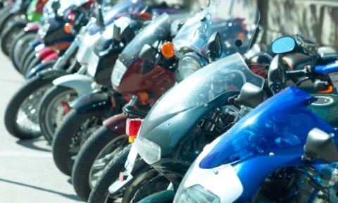 Common SEO Mistakes Example 1 - Motorcycles in a row