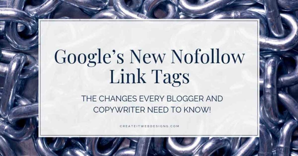Google New Nofollow Link Tags